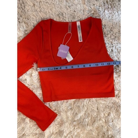 Anwnd One Shoulder‎ Orange Top Size M RefFNB - Picture 11 of 12